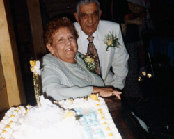 Olivia and Duke at their Golden Wedding Anniversary celebration in 1999. <p><p><em> “I didn’t want to lose him but I lost him like anybody else loses their loved ones.” </em></p></p>