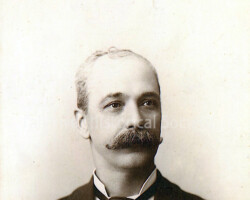 Assistant City Marshall John Fleet, circa 1900. Albumen print; Charles N. Denault, Fall River, Massachusetts.