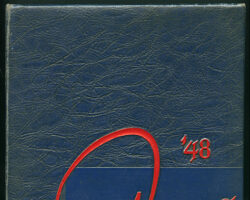 Janua 1948 Academy of the Sacred Hearts, published by the Senior Class, Sacred Hearts Academy, Fall River, Massachusetts. This high-school year book was offered for sale by an on-line auction house and purchased for the Charlton Library of Fall River History at the FRHS with funds from the Library/Archive Acquisition Fund.
The FRHS maintains an extensive collection of various Fall River high school yearbooks from public and private schools, the earliest dating to 1912.